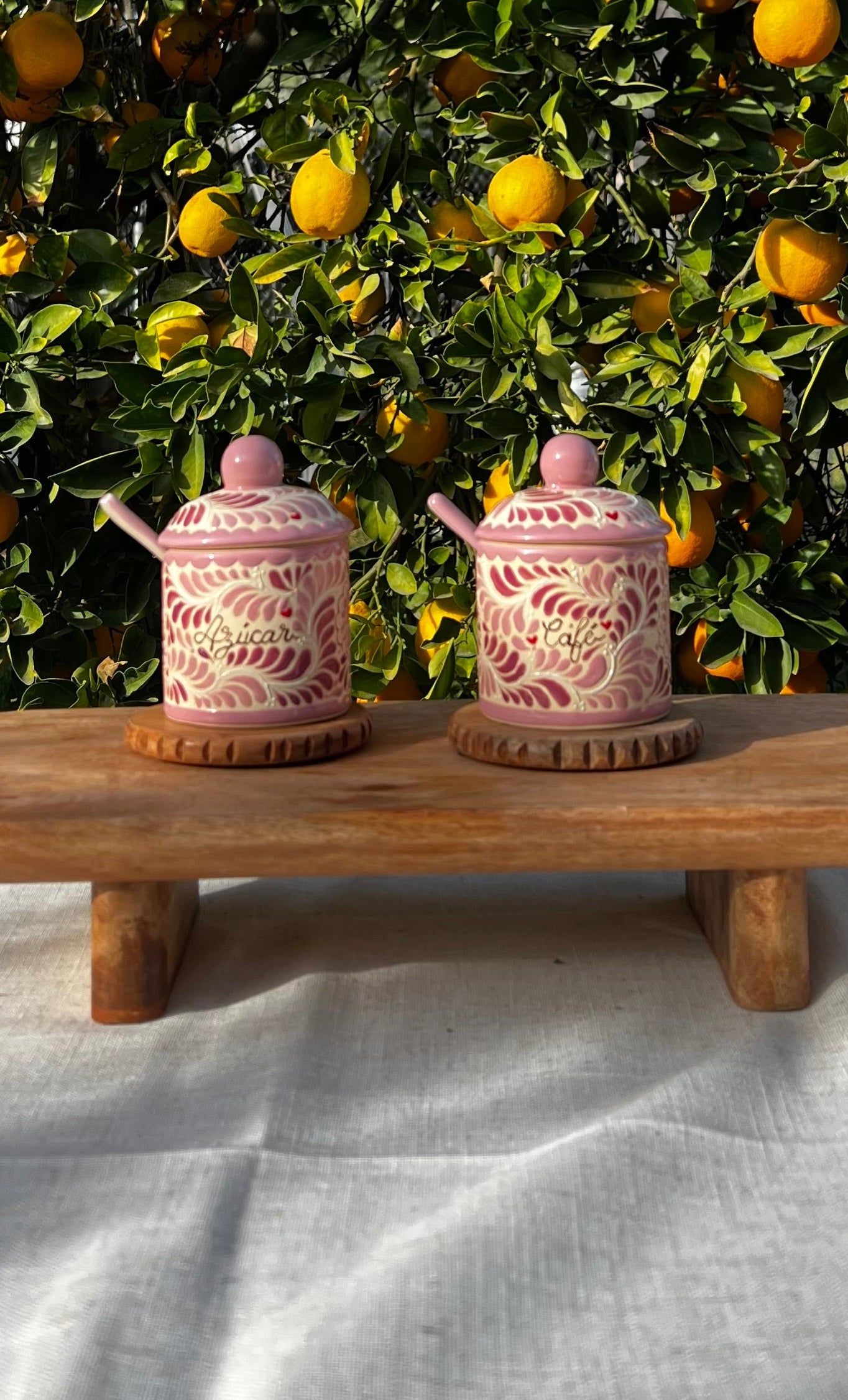 Rosas Azucarero y Cafetero | Coffee and Sugar holder | PRE-ORDER 6-14 WEEKS