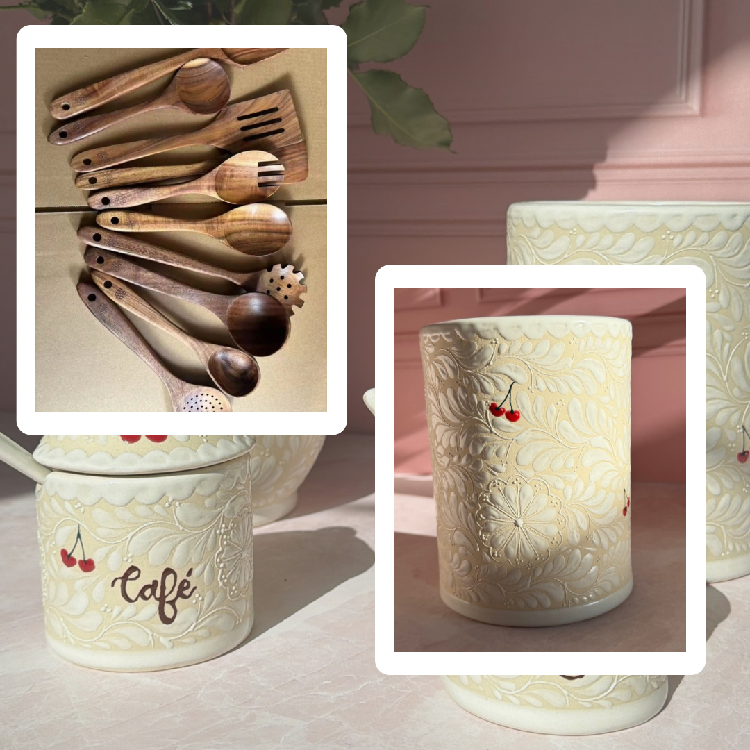 Dulce Cereza 11pc Utensil Set| Set de Utensilios 11 pc |Pre-Order 6-14 Weeks