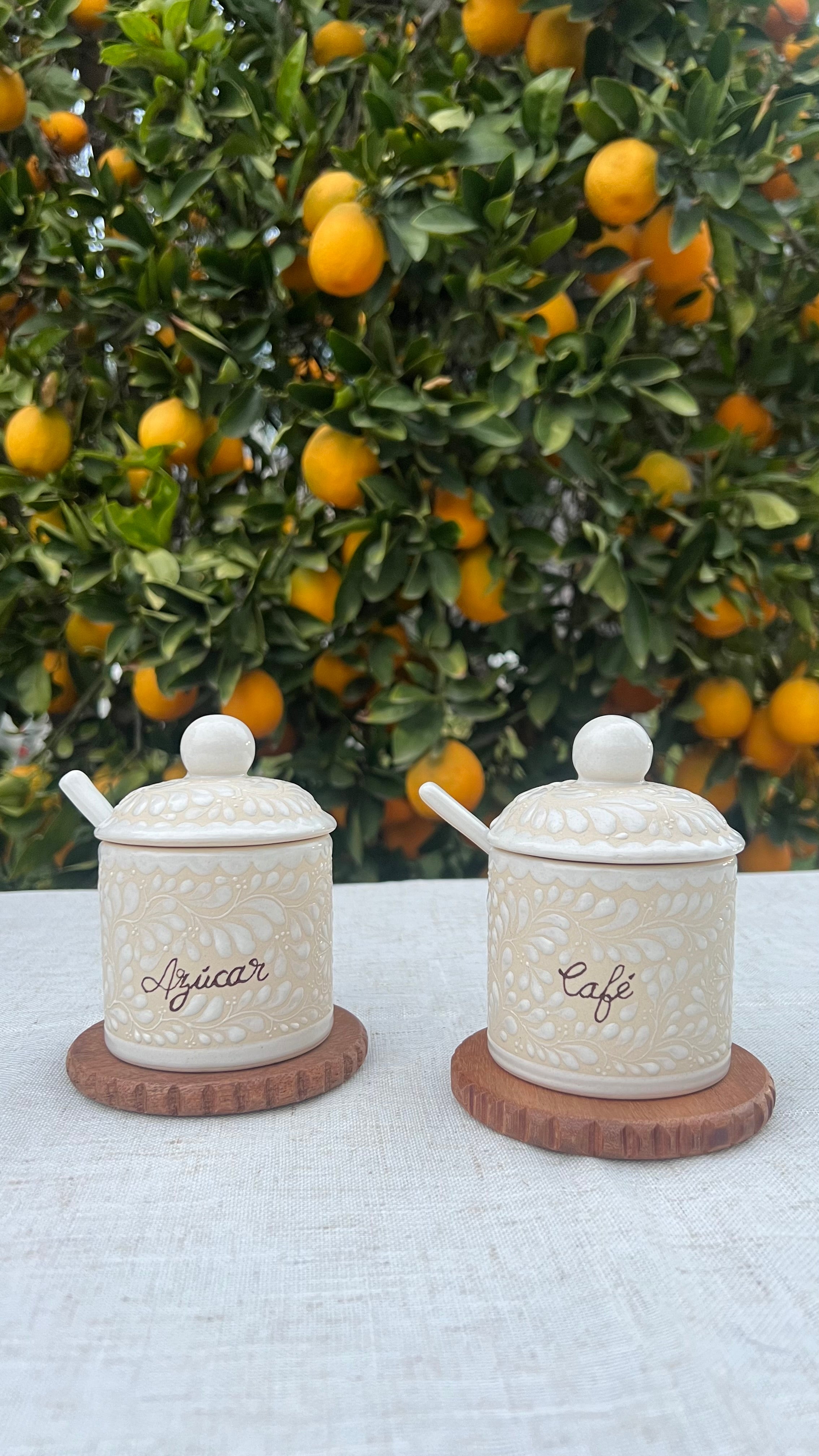 Amor Puro pt.2 Azucarero y Cafetero | Coffee and Sugar holder | PRE-ORDER 6-14 WEEKS