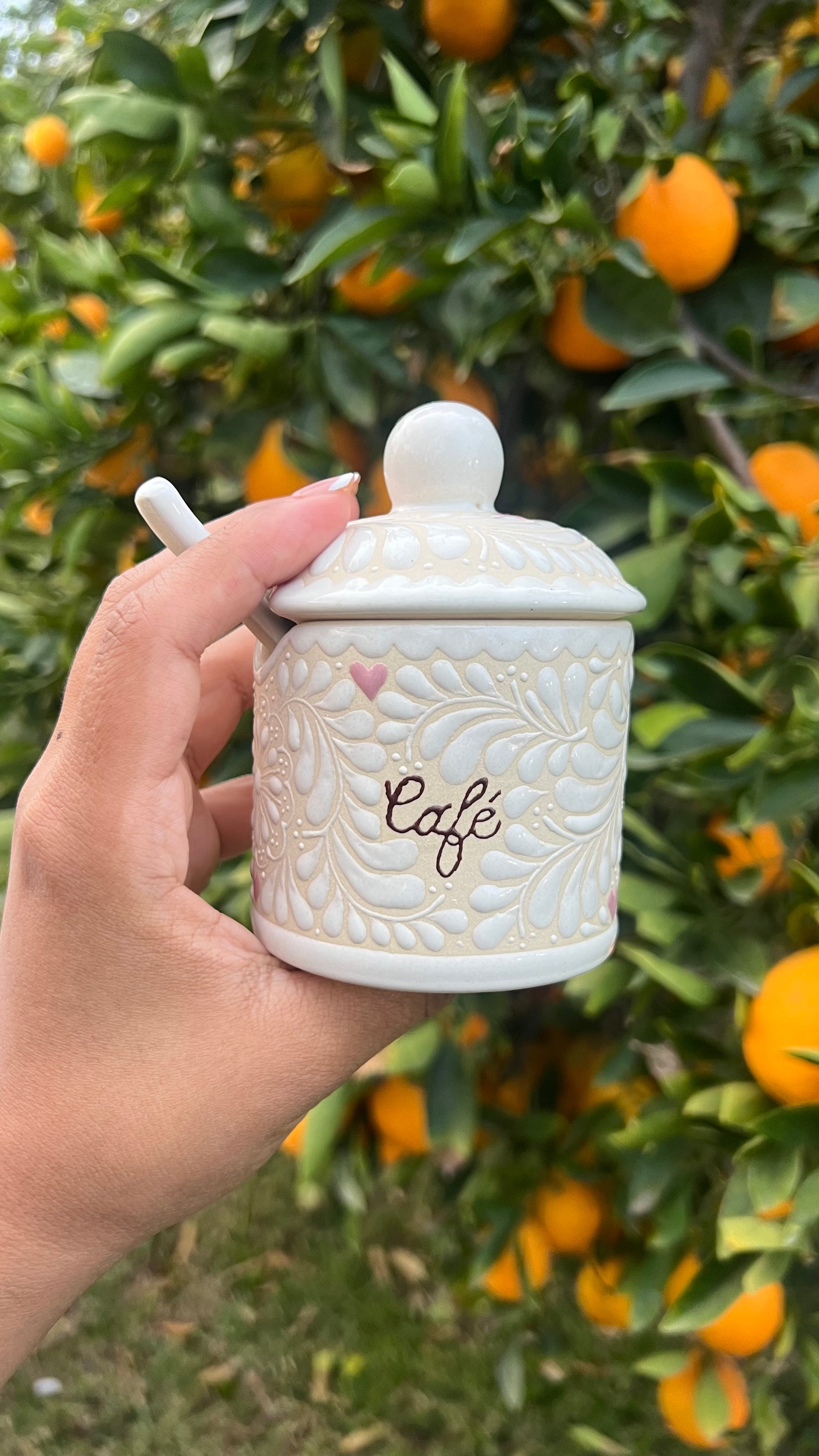 Amor Puro pt.1 Azucarero y Cafetero | Coffee and Sugar holder | PRE-ORDER 6-14 WEEKS